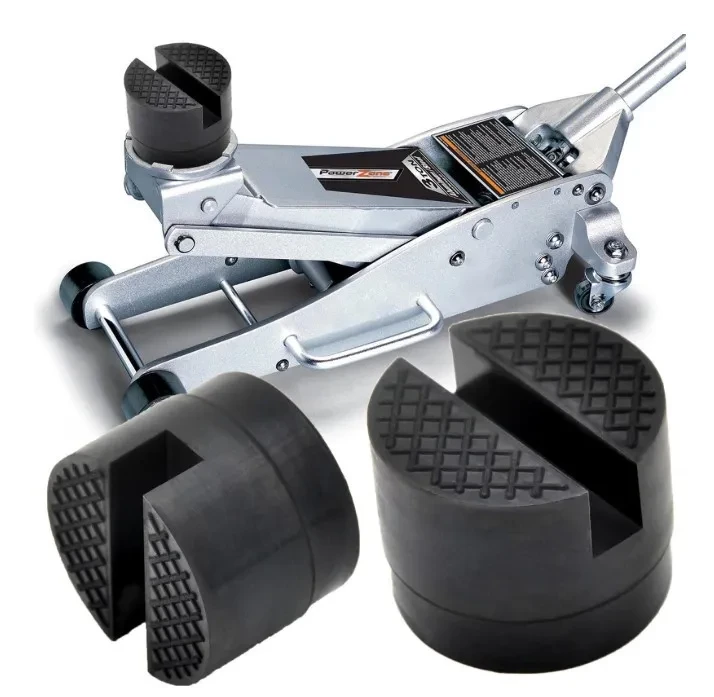 Heavy-Duty Jack Rubber Pad Block – Lifting Machine Support Tool