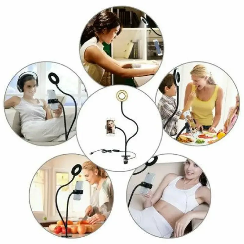 Dimmable Ring Light with Tripod Stand