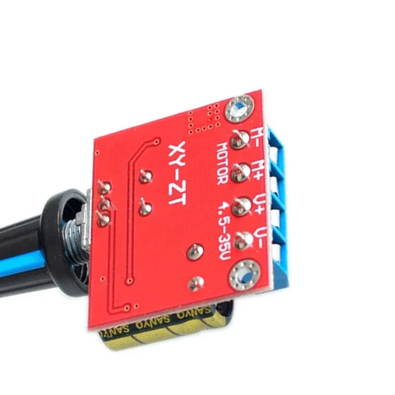 DC Motor Governor 5V-35V โ PWM Speed Controller 5A with Switch