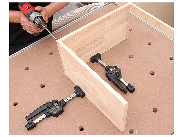 MFT Table Clamp Quick Ratchet Release Woodworking Clip Tool DIY