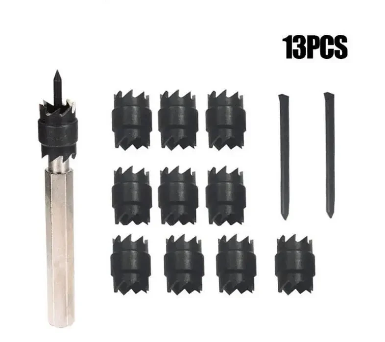 13-Piece Spot Welding Cutter Set – Punch Remover & Separator Tools