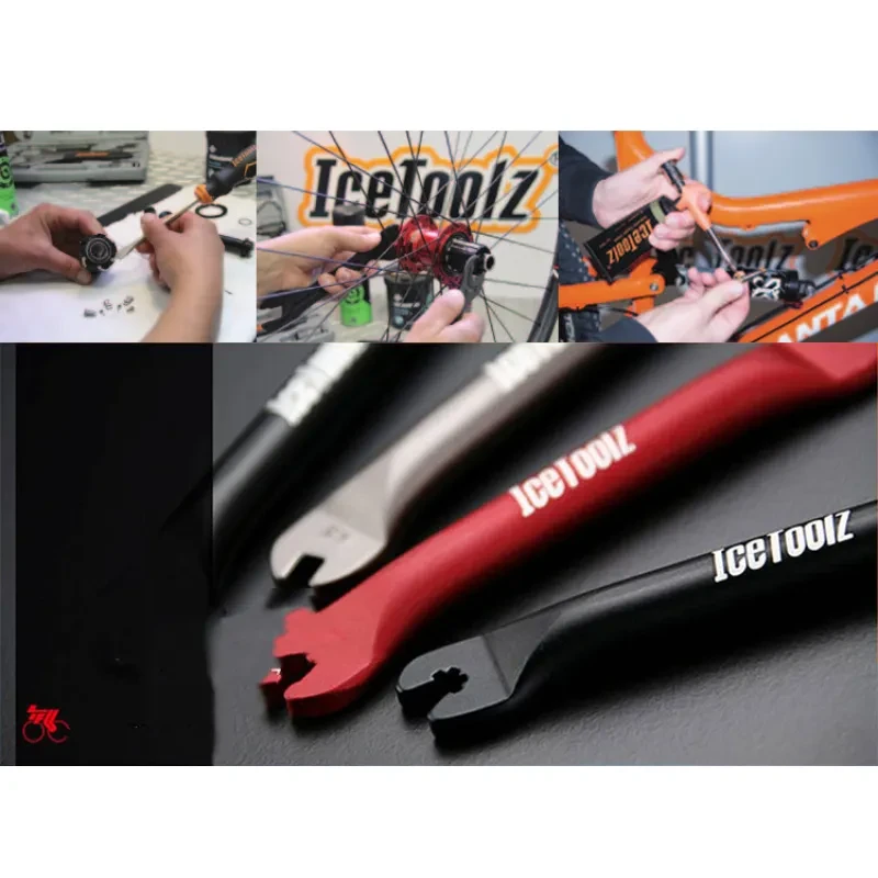 IceToolz 12S5 Rotatable Nipple Driver – Deep Rim Bicycle Repair Tool