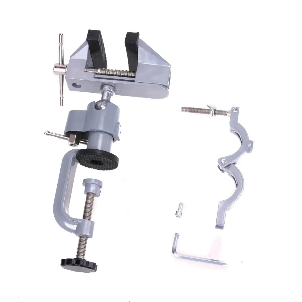 Universal 360° Rotating Bench Vise – Dual-Purpose Steel Table Pliers