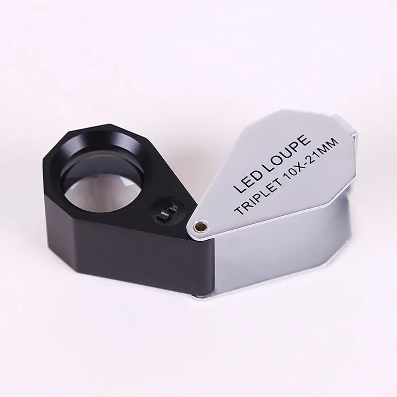 Jewelry Magnifier 10X21 with LED Light – Optical Glass Lens