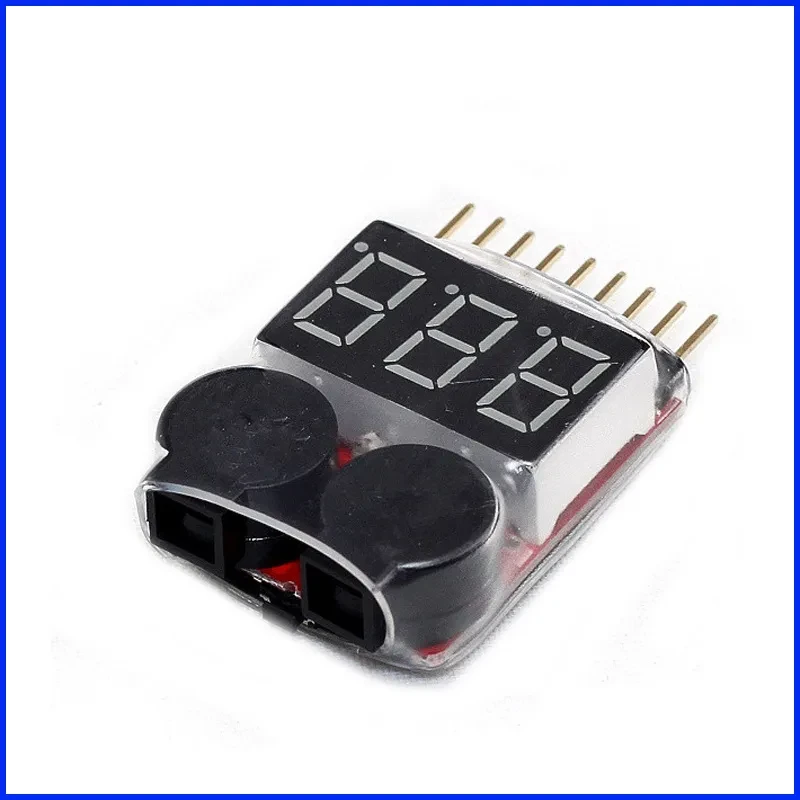 1-8S Lithium Battery Power Indicator – Low Voltage Buzzer Alarm