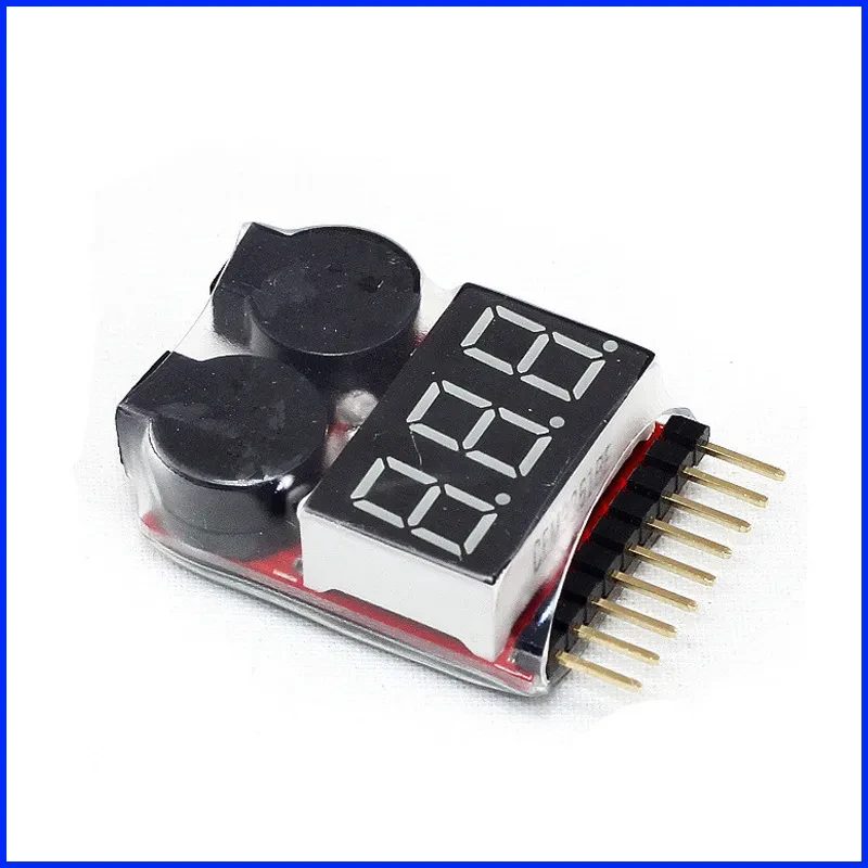 1-8S Lithium Battery Power Indicator – Low Voltage Buzzer Alarm