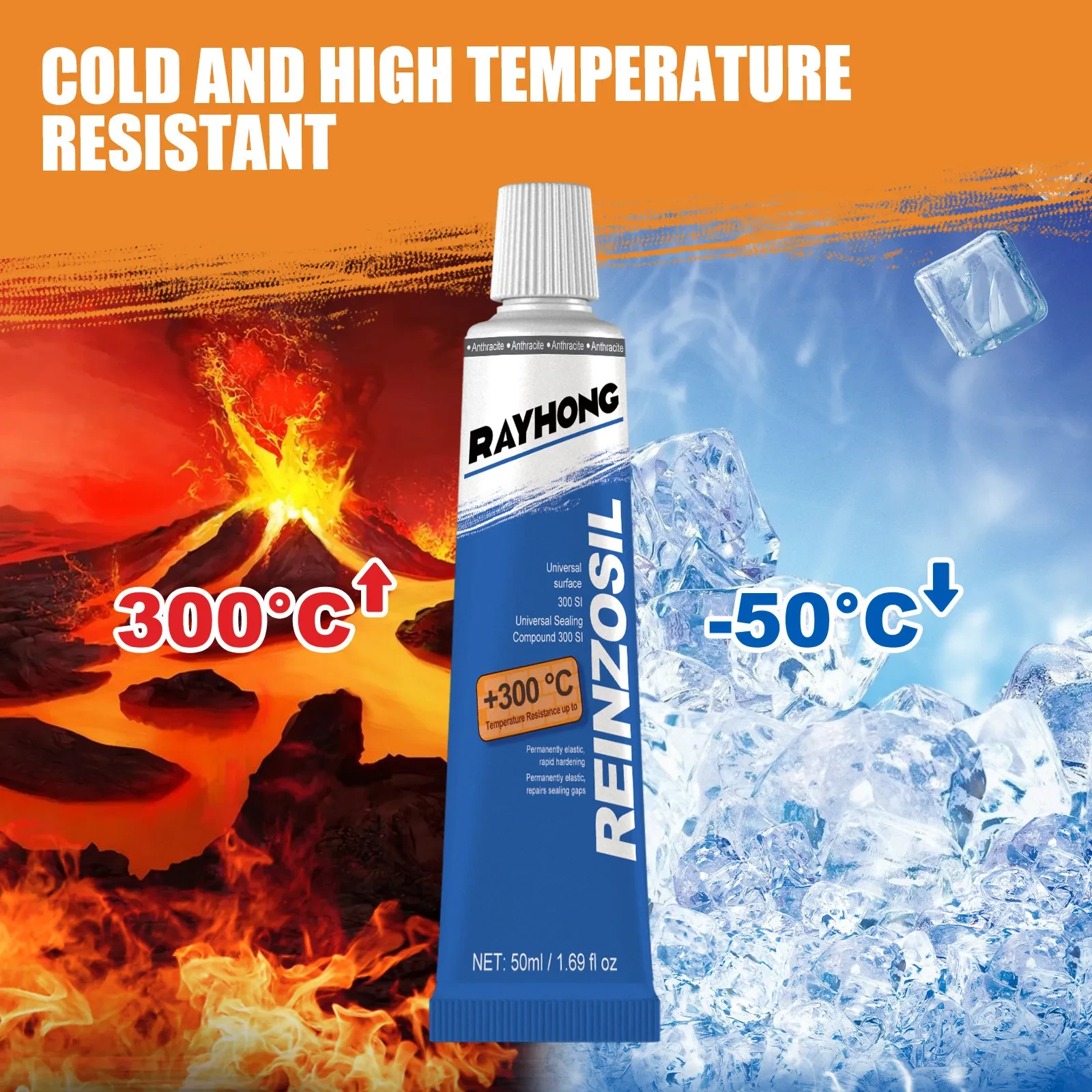 Auto Fuel Tank Repair Glue – High Temp Metal Sealant 50ml