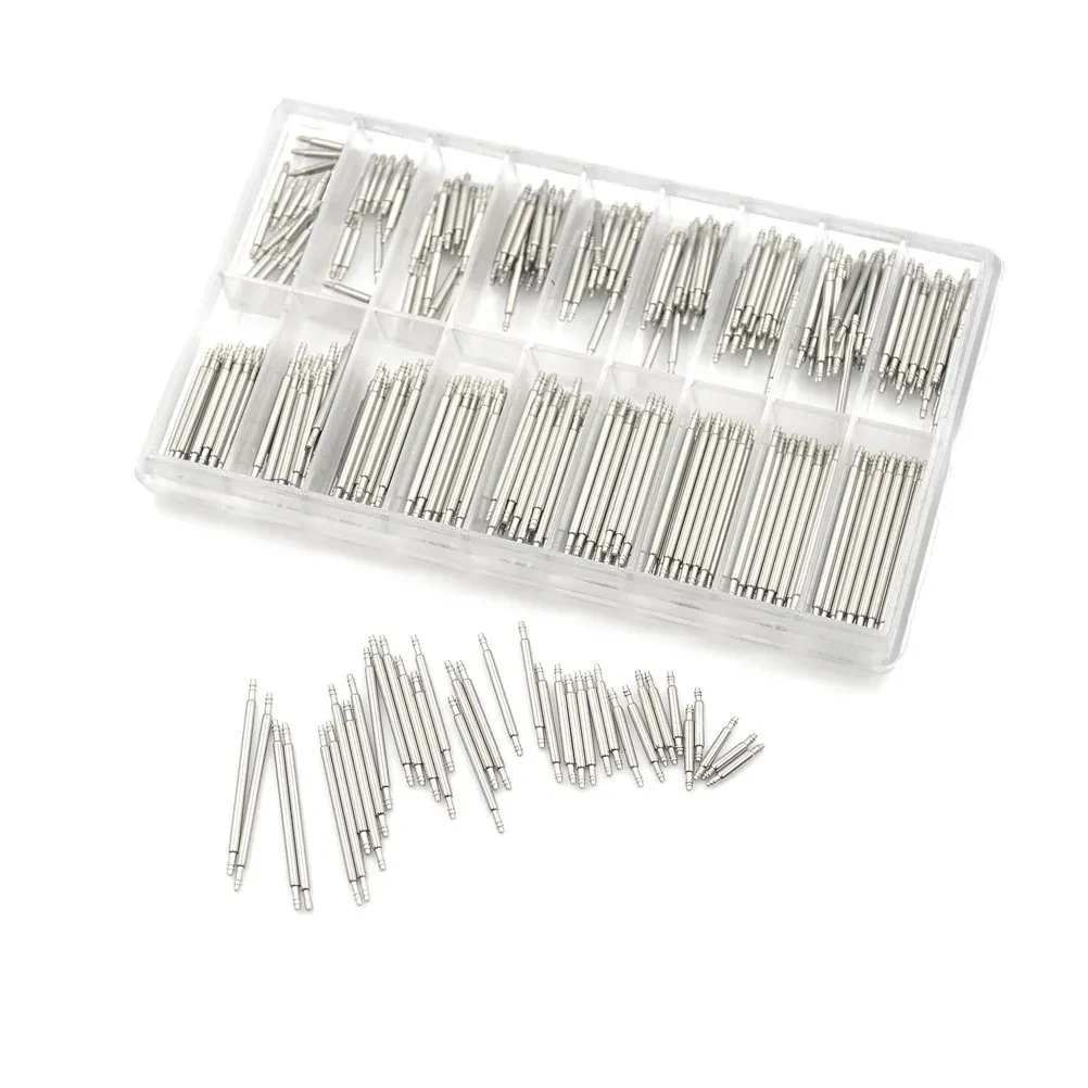360 PCS Watch Band Spring Bars Set – 8–25mm Stainless Steel Pins