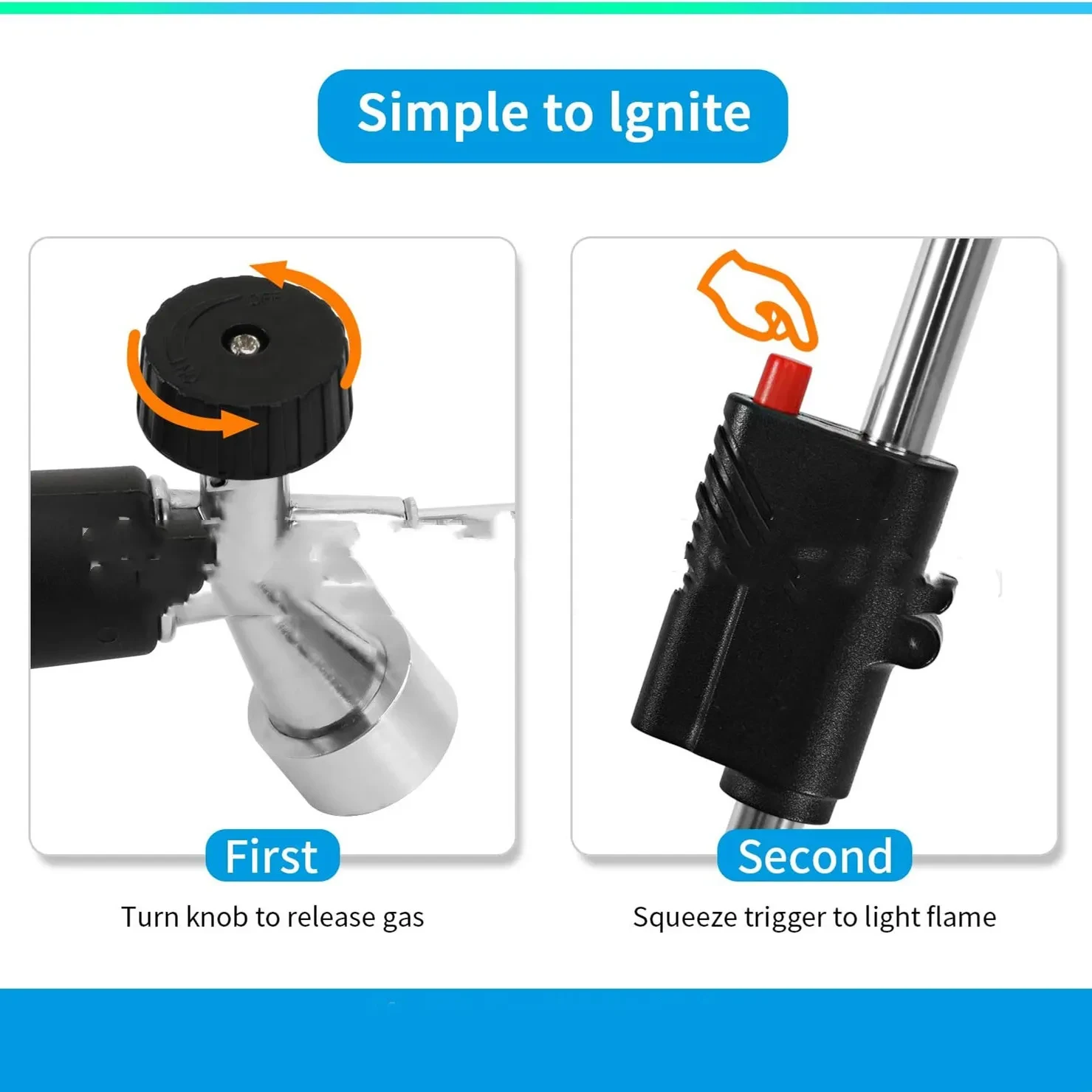 Gas Grass Burner Torch – Outdoor Fire-Breathing Lawn Mower Tool