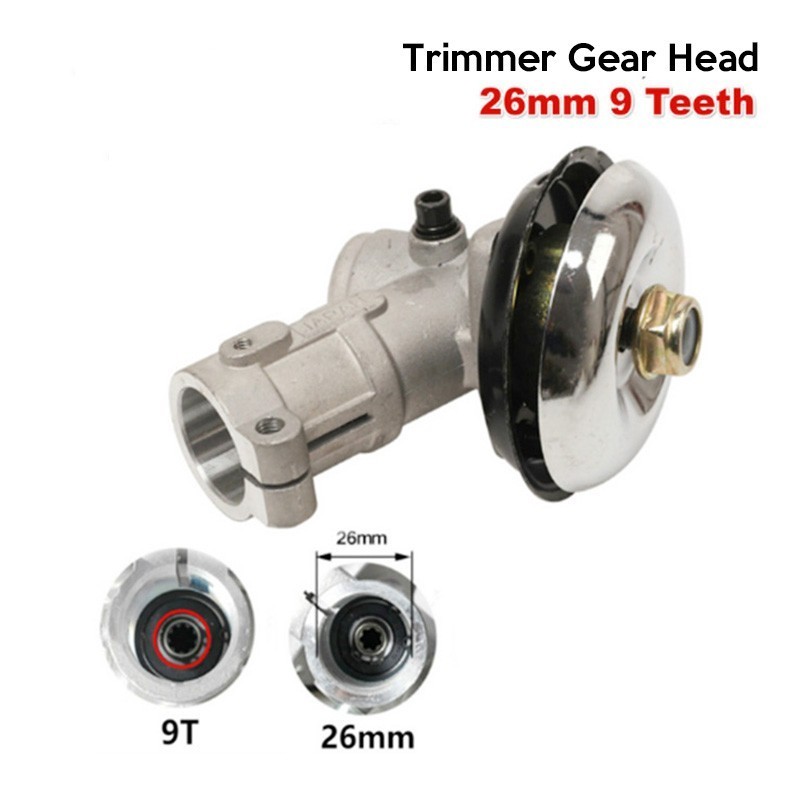 26mm Brushcutter Gearbox – Round Rod Trimmer Gear Head Replacement