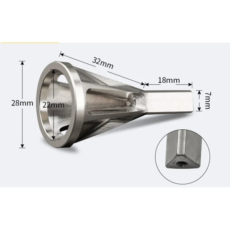 Triangular Deburring Chamfer Tool – External Chamfering Drill Bit