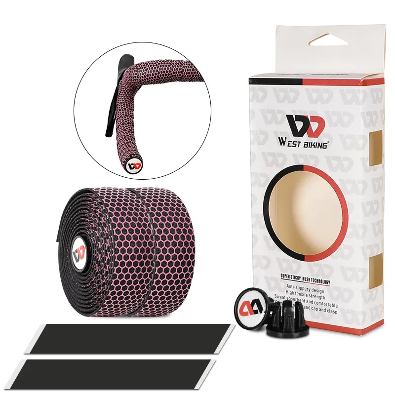 Shock-Absorbing Road Handlebar Tape – Non-Slip Silicone Cycling Straps