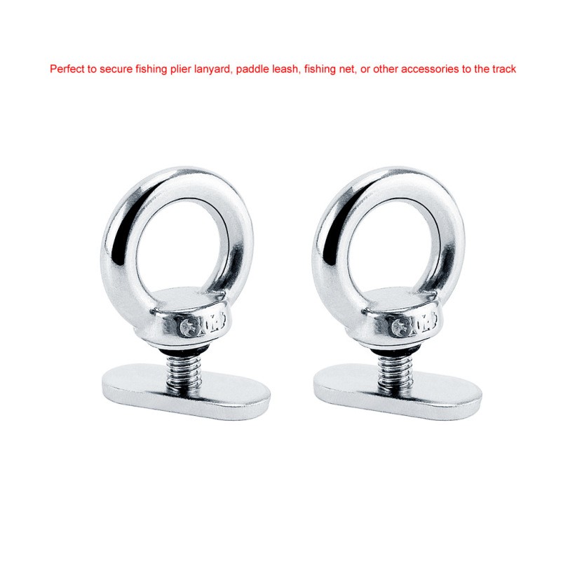 Stainless Steel Eye Screw Nut | 304 Slide Rail Track Lifting Ring