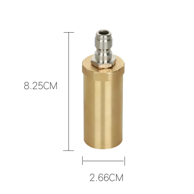 High Pressure Brass Rotating Nozzle | 3600PSI Car Wash Spray Tool