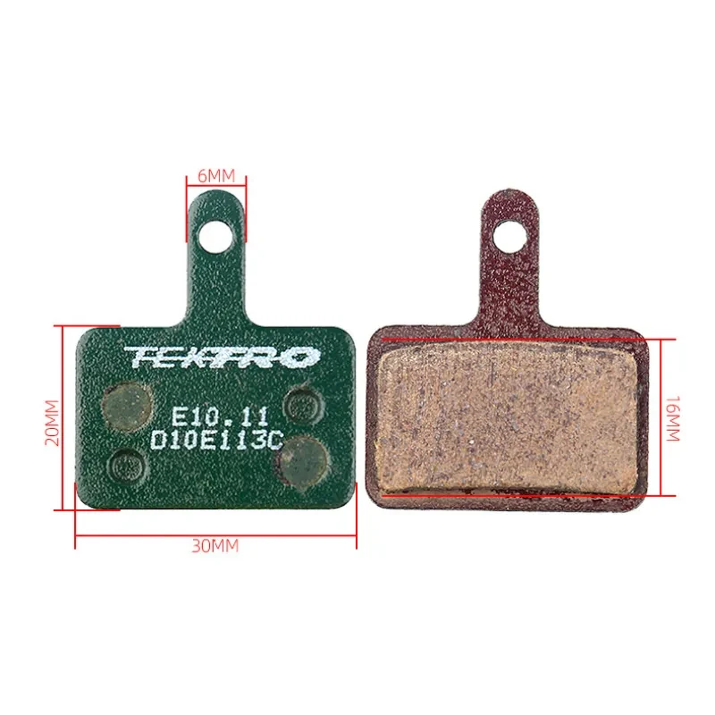 Tektro E10.11 Disc Brake Pads | Metal Resin Mountain Bike Brake Set