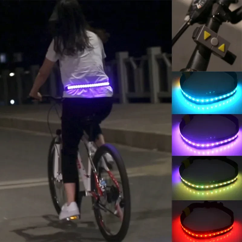 LED Turn Signal Belt | Wireless Remote Control Night Running & Cycling