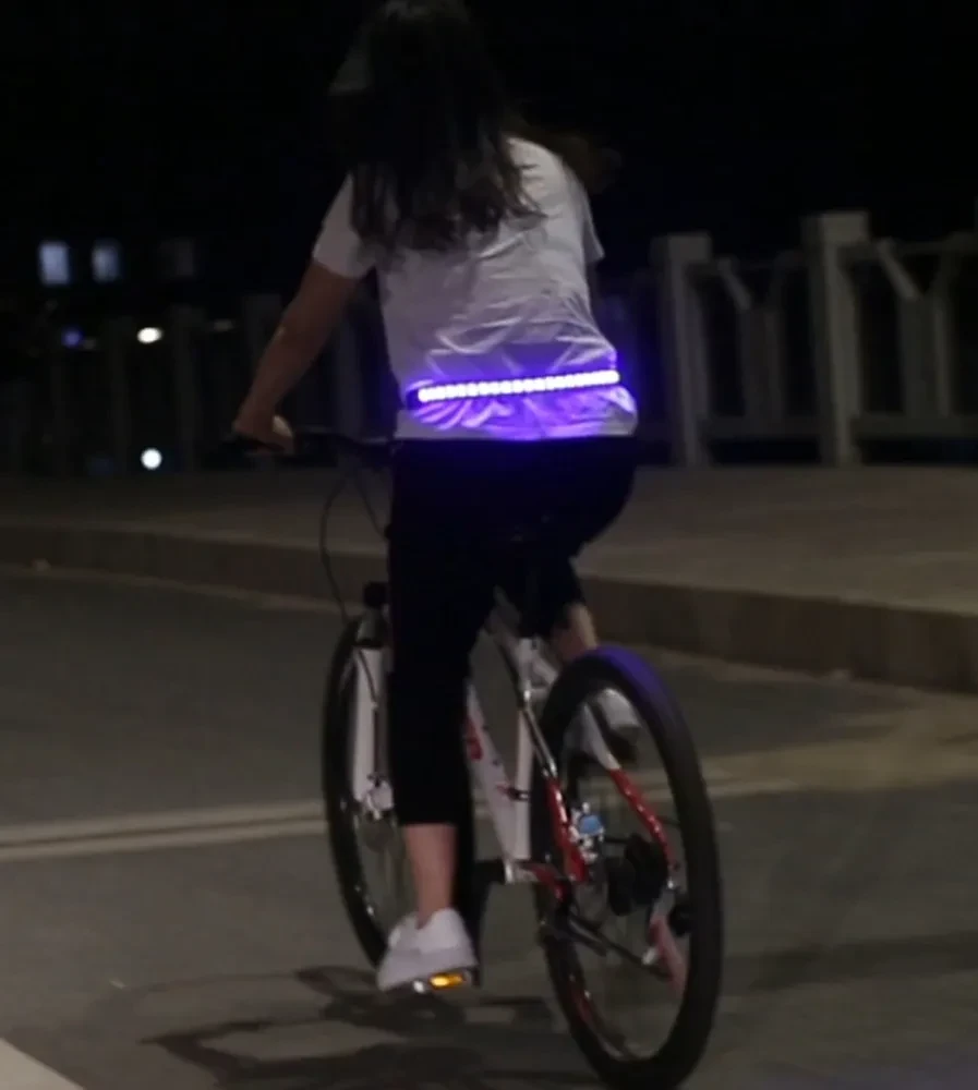 LED Turn Signal Belt | Wireless Remote Control Night Running & Cycling