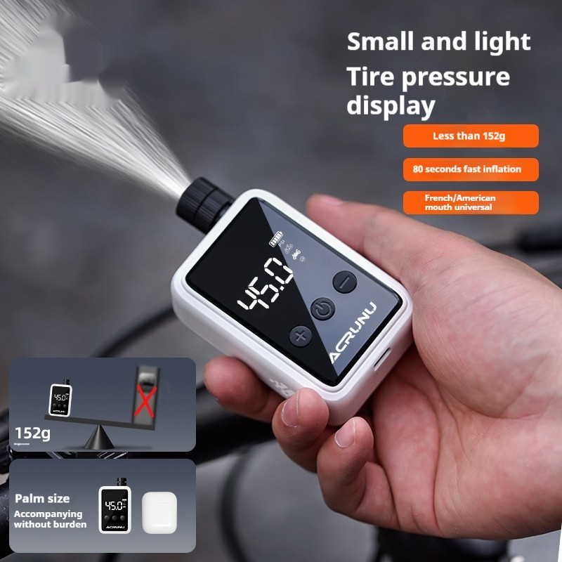Type-C Rechargeable Air Pump – Compact Digital Inflator for SportsGear