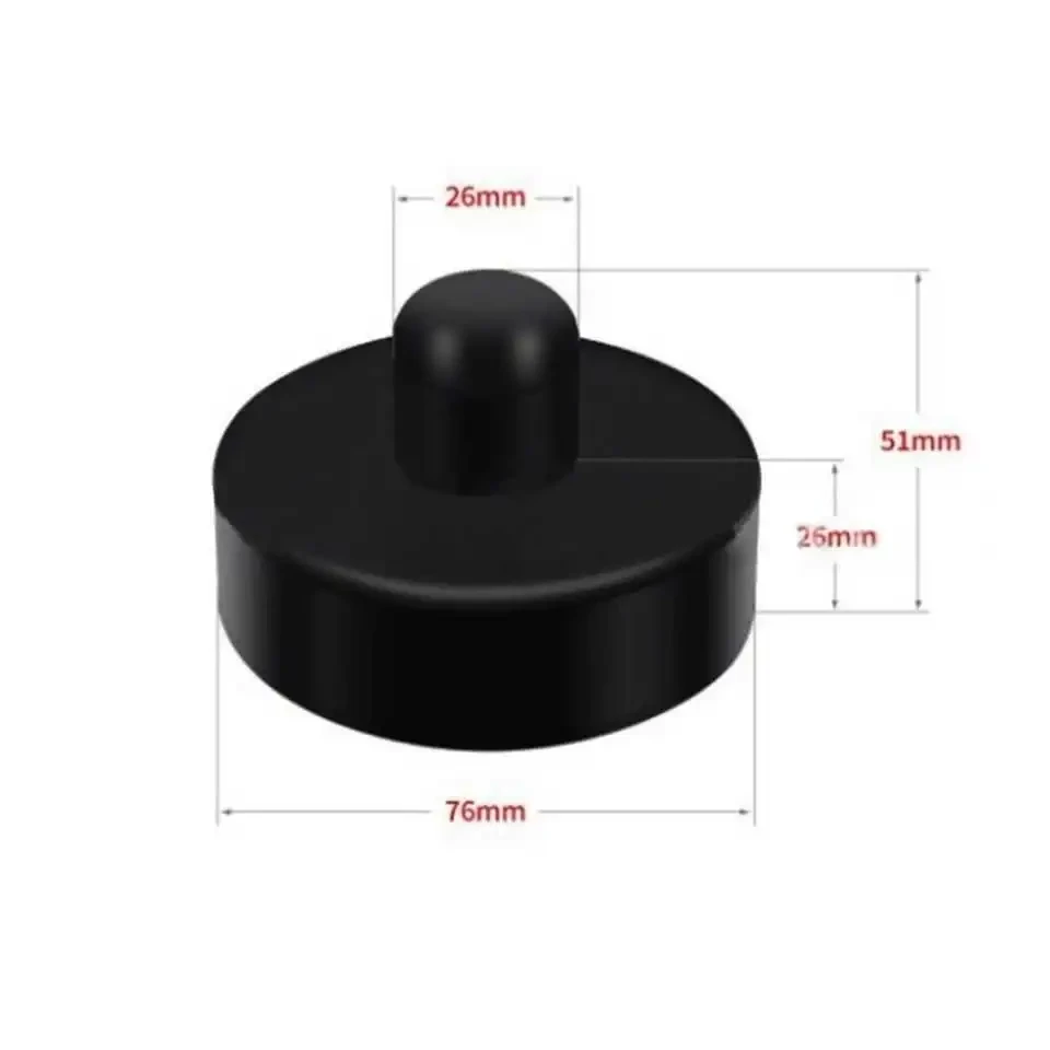 Durable Rubber Support Pad Block – Round & Square Design