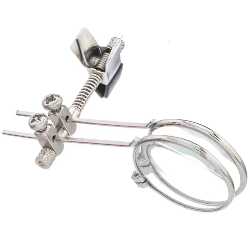 Clip-On Reading Glasses – Double Clip Auxiliary Lens with Metal Frame