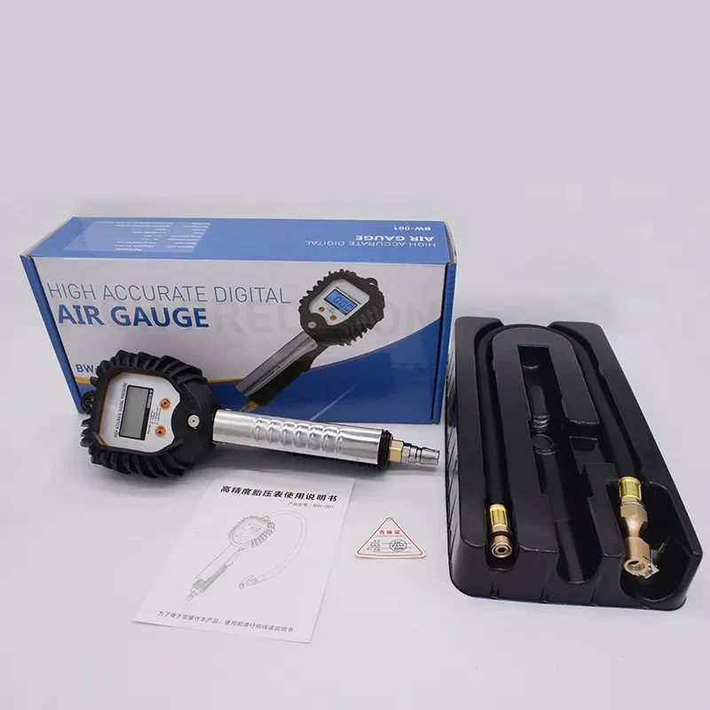 2025 Digital Tire Pressure Gauge 255 PSI – Heavy Duty Inflator