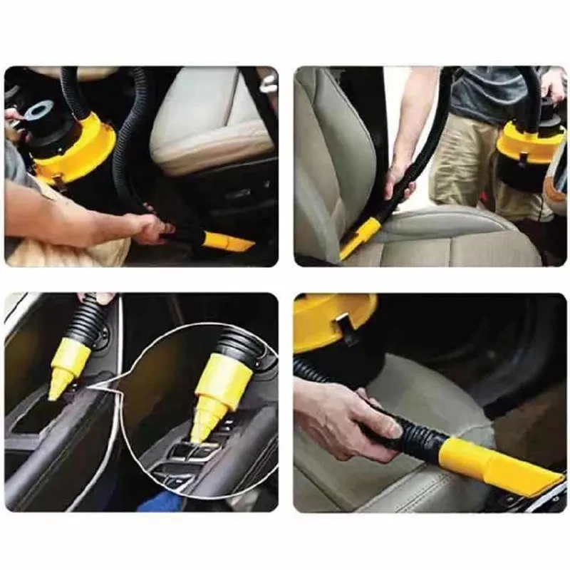 Powerful 12V Wet & Dry Handheld Car Vacuum Cleaner with Accessories