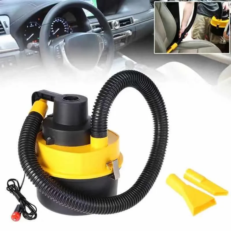 Powerful 12V Wet & Dry Handheld Car Vacuum Cleaner with Accessories