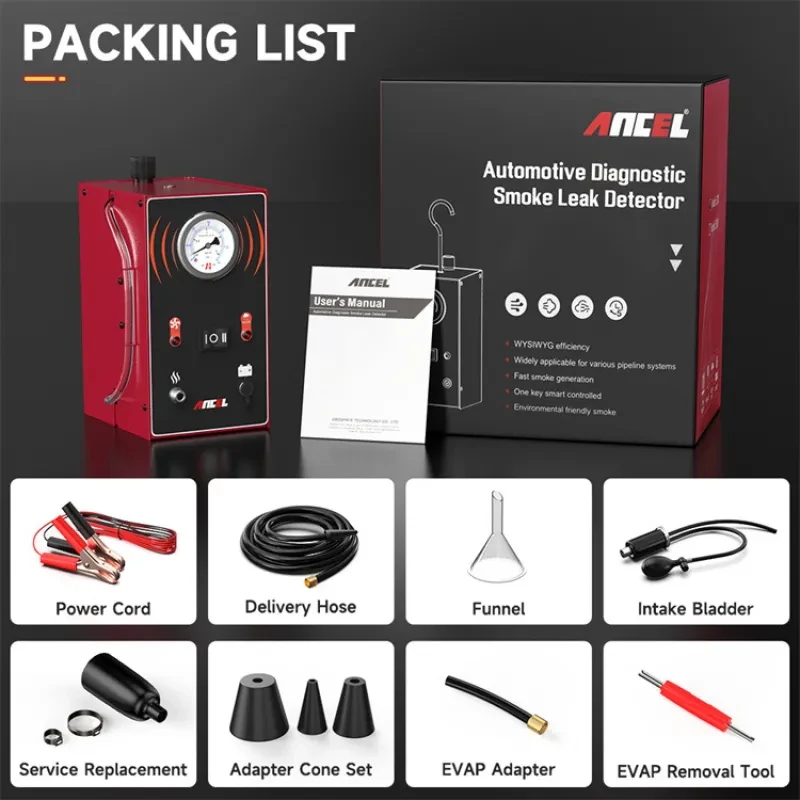 Automobile Smoke Leak Detector – EVAP System Diagnostic Tool