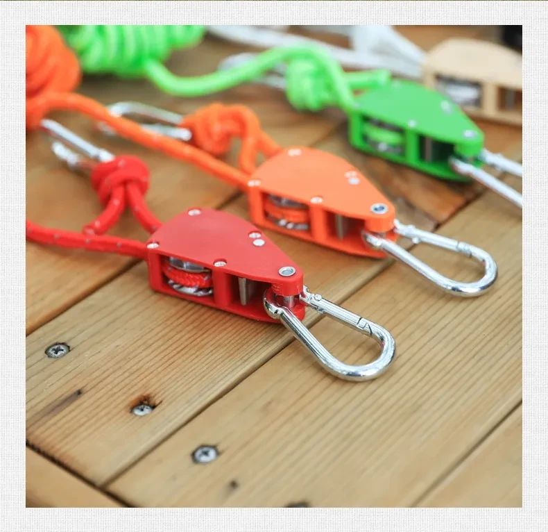 Outdoor Tent Windproof Reflective Rope – Durable Nylon Pulley Cord