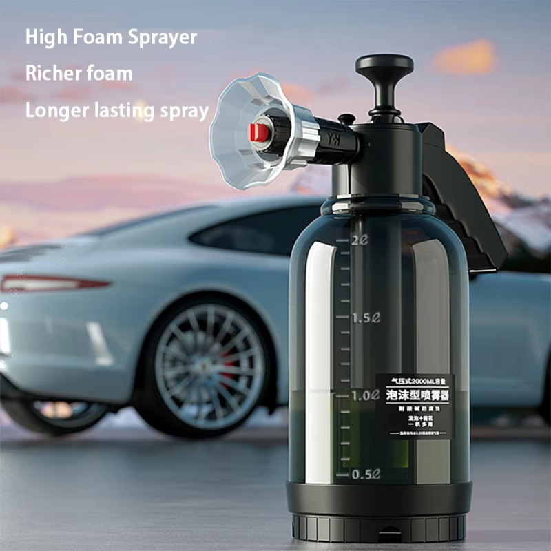 2L Hand Pump Foam Cannon – Portable High-Pressure Car Wash Sprayer