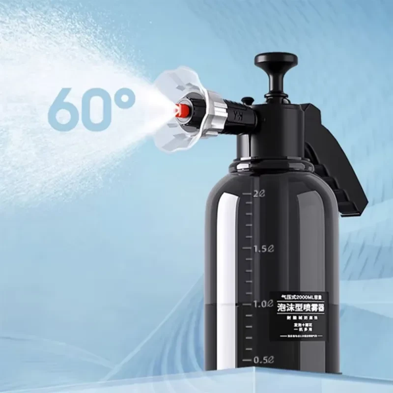 2L Hand Pump Foam Cannon – Portable High-Pressure Car Wash Sprayer