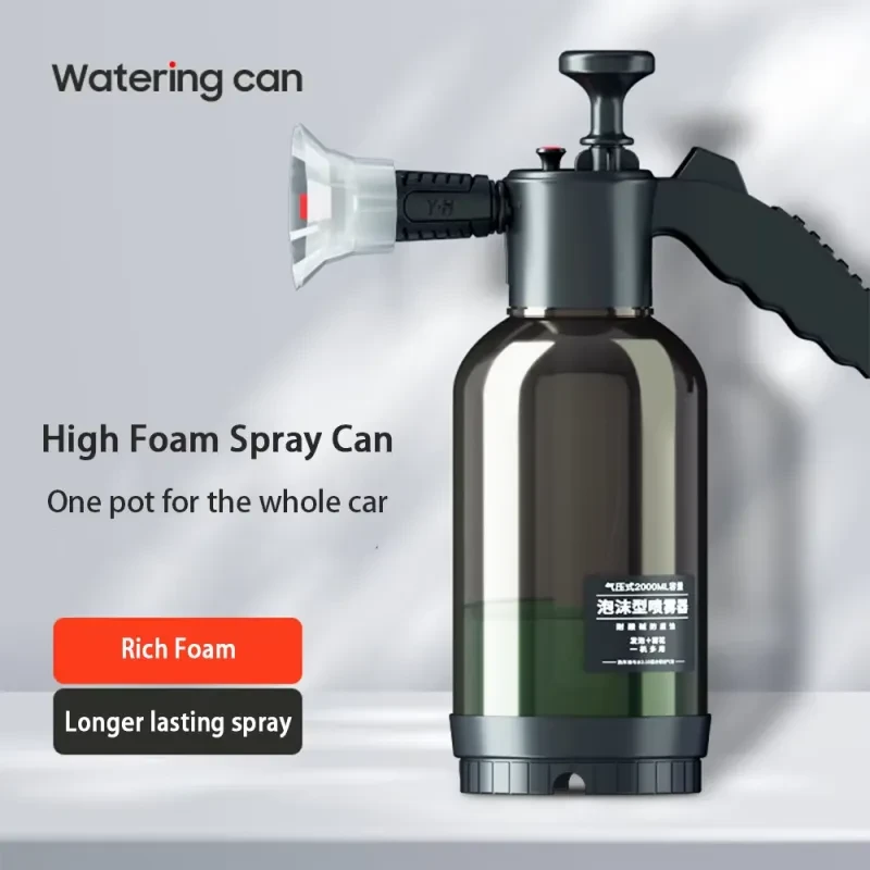 2L Hand Pump Foam Cannon – Portable High-Pressure Car Wash Sprayer