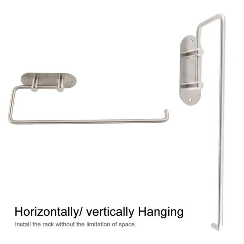 Adhesive 304 Stainless Steel Paper Towel Holder