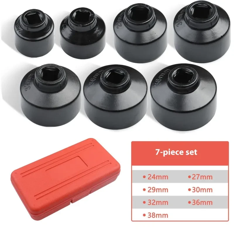 7pcs Oil Filter Socket Wrench Set – Heavy Duty Removal Tool Kit