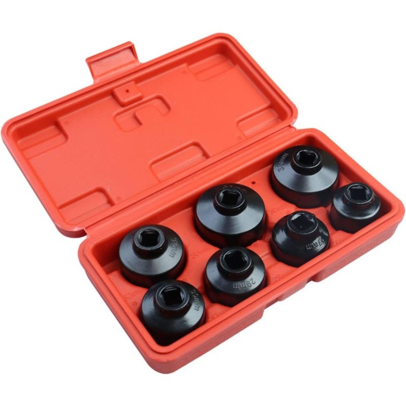7pcs Oil Filter Socket Wrench Set – Heavy Duty Removal Tool Kit