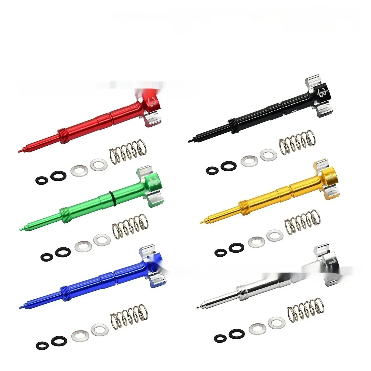 Motorcycle Carburetor Mixture Adjustment Screw β Color Options