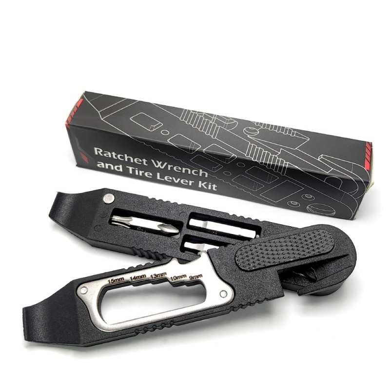 Bicycle Tire Repair Tool β Multifunctional Pry Bar & Ratchet Wrench