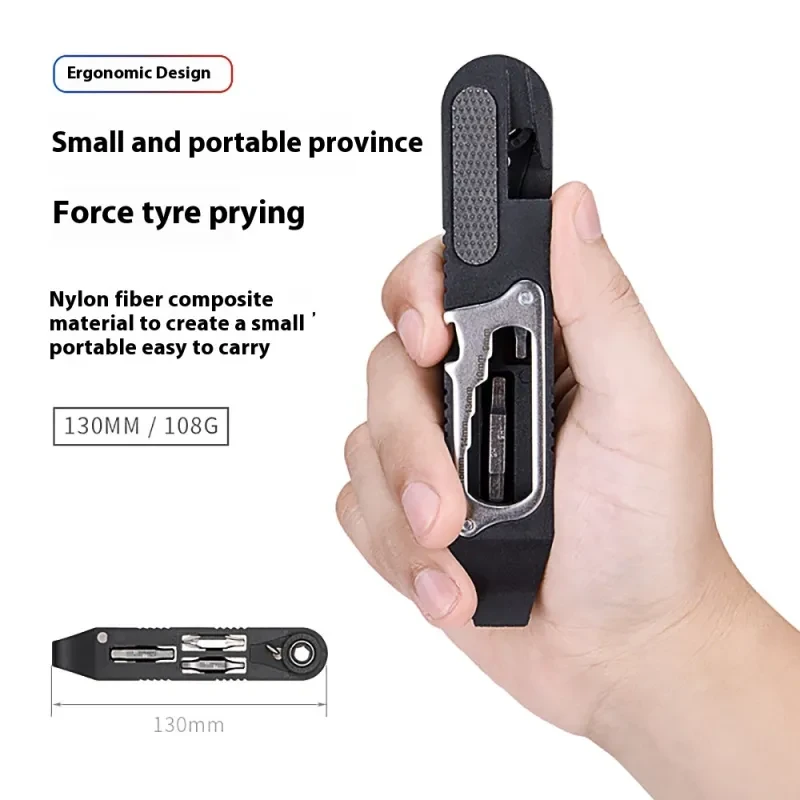 Bicycle Tire Repair Tool β Multifunctional Pry Bar & Ratchet Wrench
