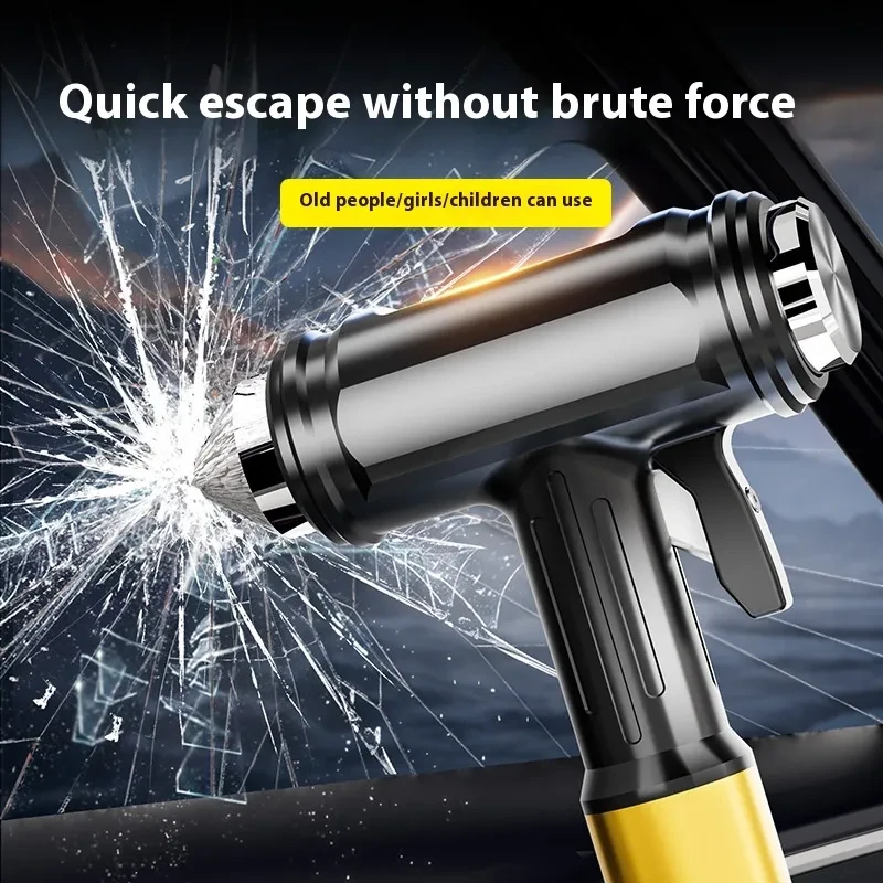 Emergency Car Escape Tool β Window Glass Breaker Safety Hammer