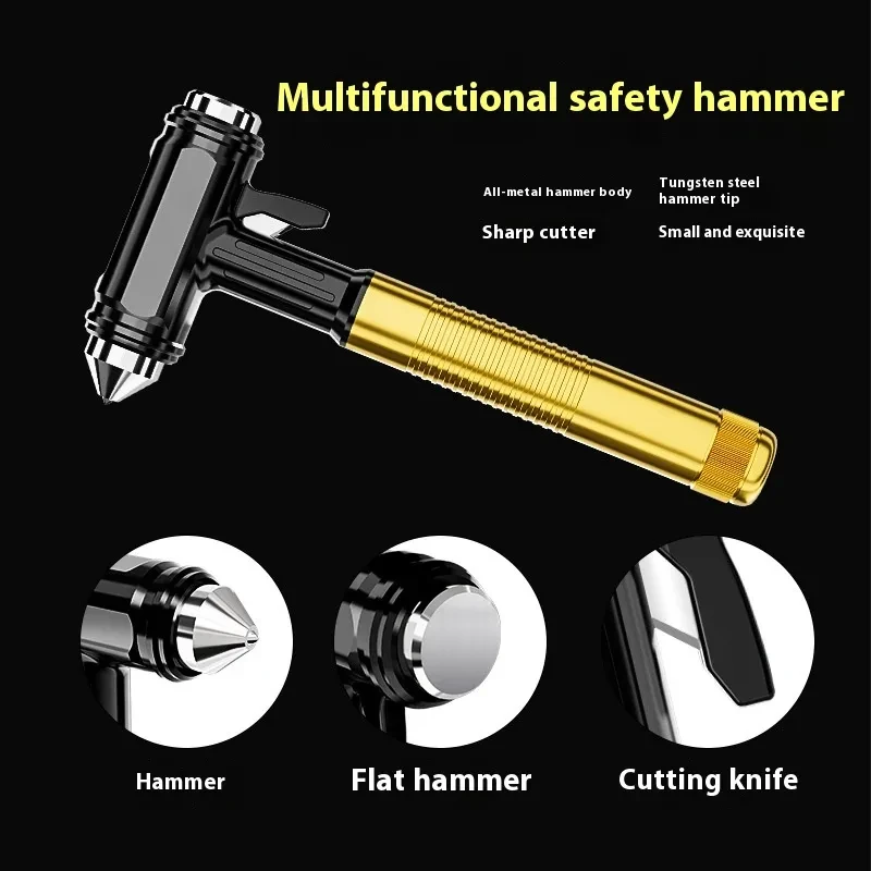 Emergency Car Escape Tool β Window Glass Breaker Safety Hammer