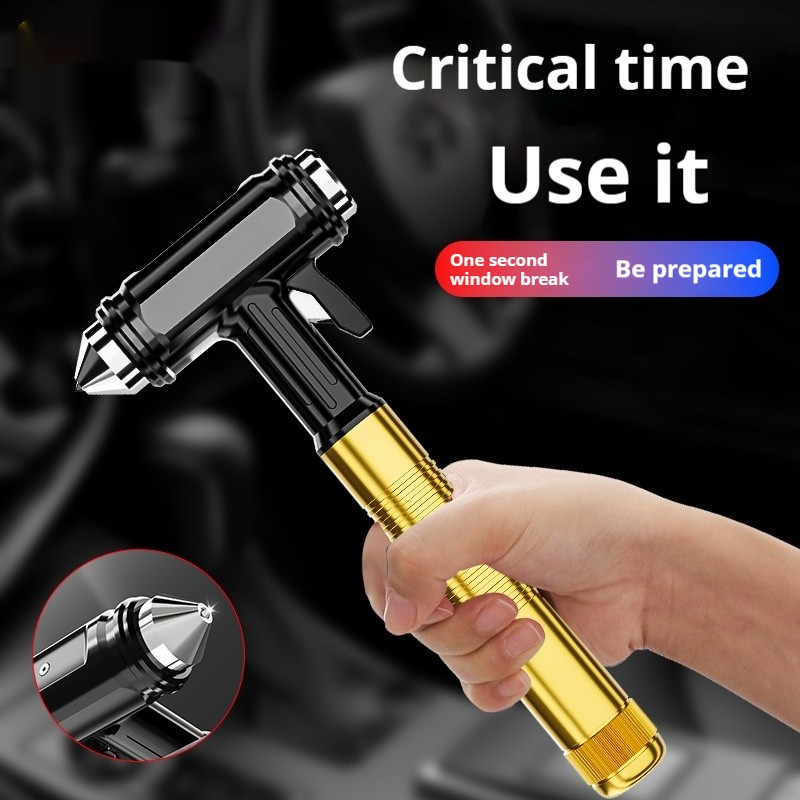 Emergency Car Escape Tool β Window Glass Breaker Safety Hammer