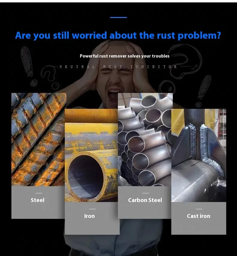 Industrial Metal Rust Remover β WX-101B Steel Deoxidation Solution