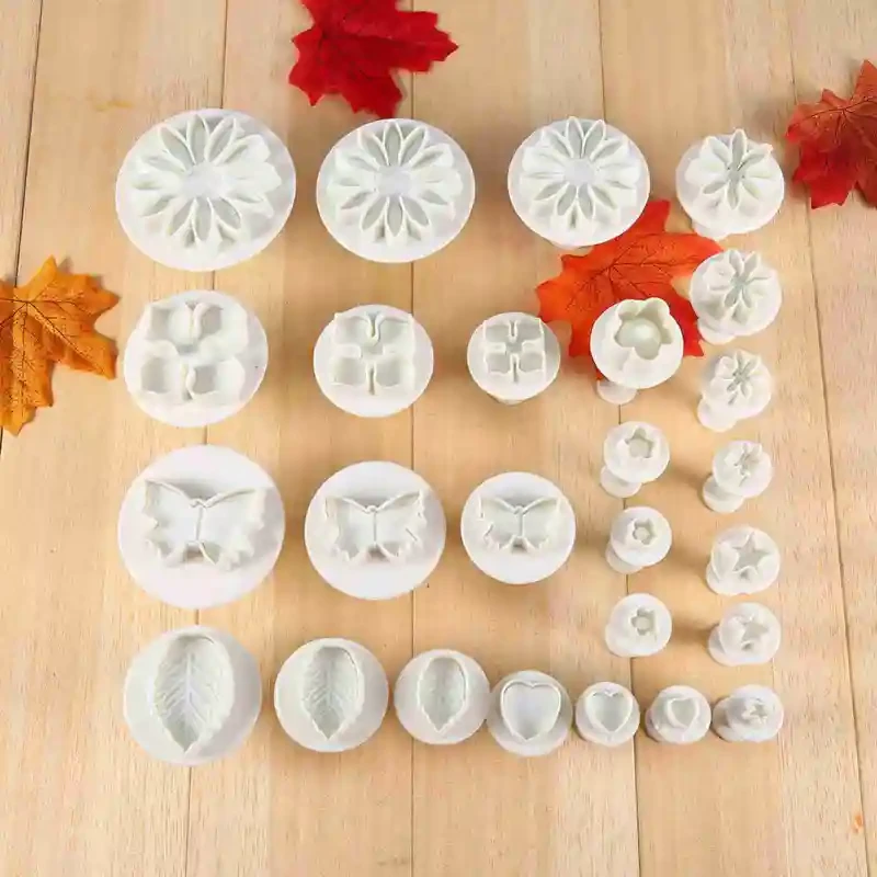 46 PCS Flower Fondant Cake Decorating Kit