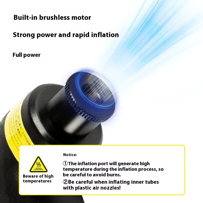 Pocket-Size Electric Air Pump for Bike & Scooter Tires