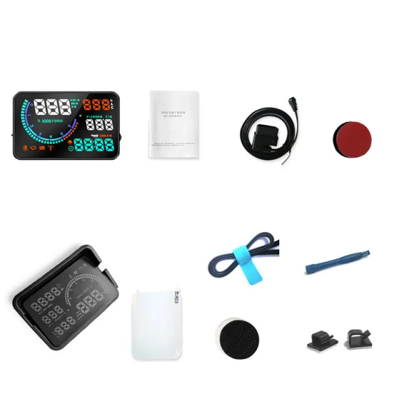 Car Head-Up Display i9 – 5.5 Inches OBD HUD with LED Screen