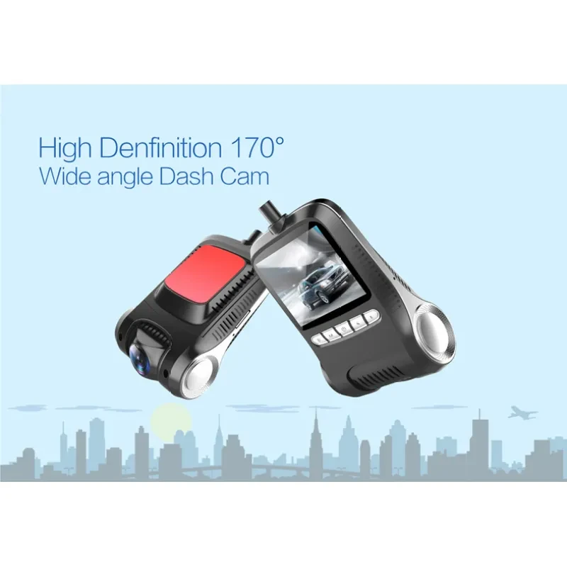 FHD 1080P Dash Cam – Night Vision Car Camera with 170° Wide Angle