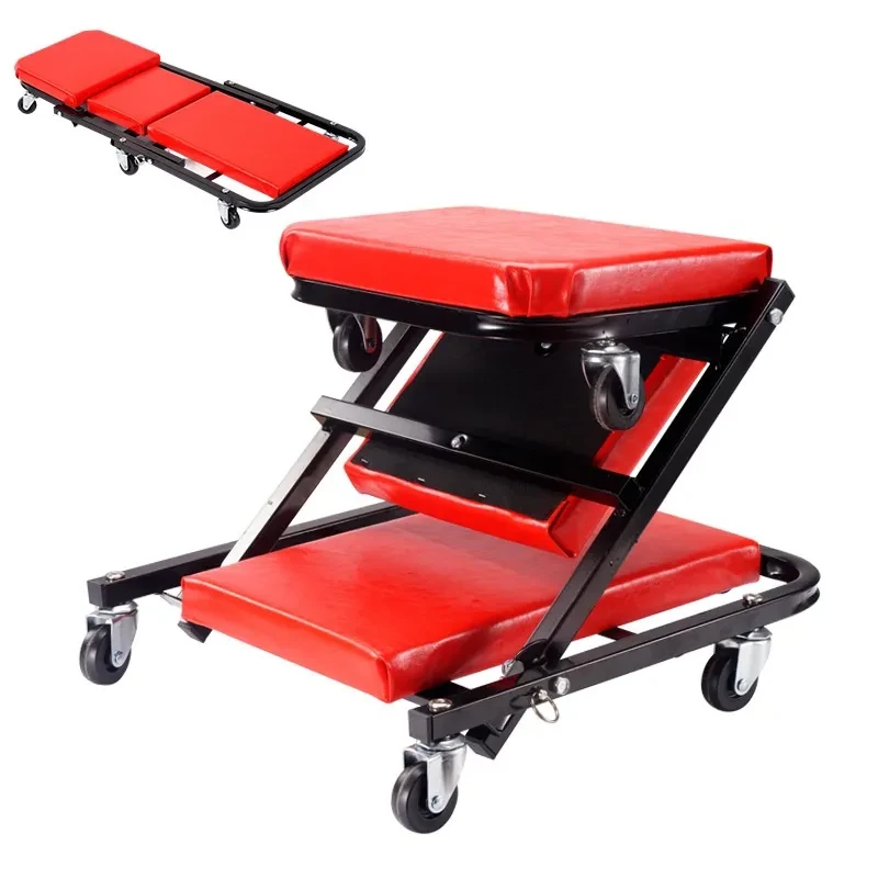 Foldable Car Repair Creeper & Mechanic Work Stool β Heavy Duty