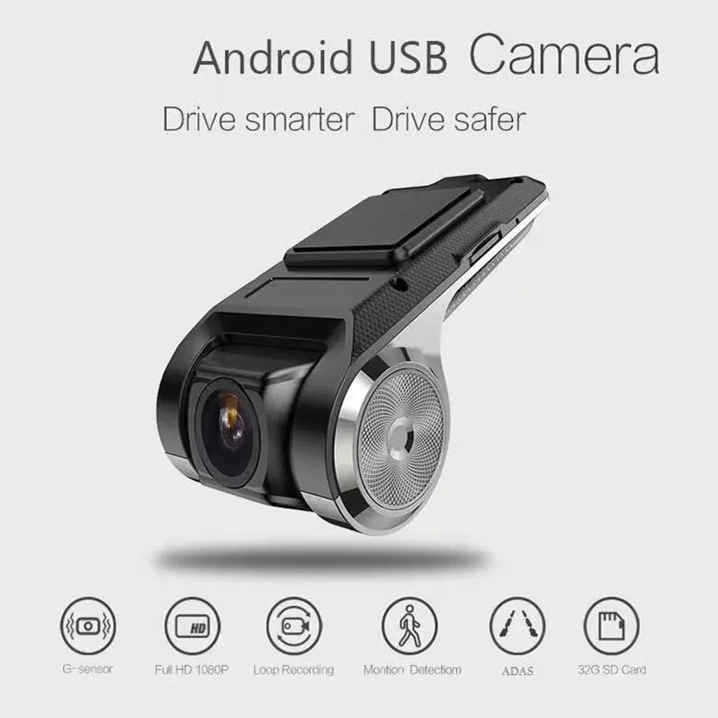 USB Car DVR Driving Recorder – Full HD Android-Compatible Camera