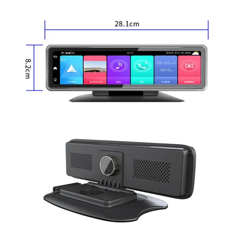 4G 360° Dual Lens Car DVR with GPS Tracking & Remote Monitoring
