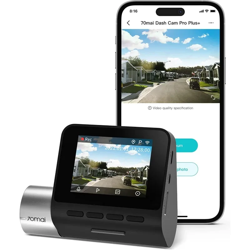 70mai A500S 1944P Dash Cam with GPS, ADAS & Parking Monitor